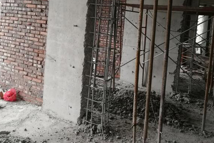 杭州市下城区某大厦整层混凝土剪力墙和楼板