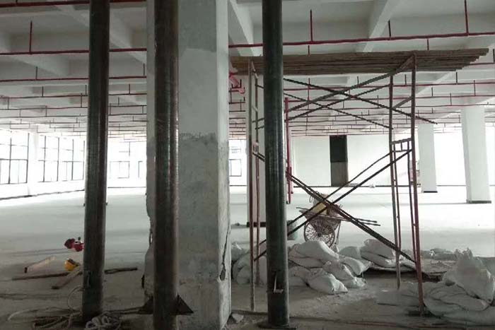 温州鹿城区某厂房置换混凝土承重柱