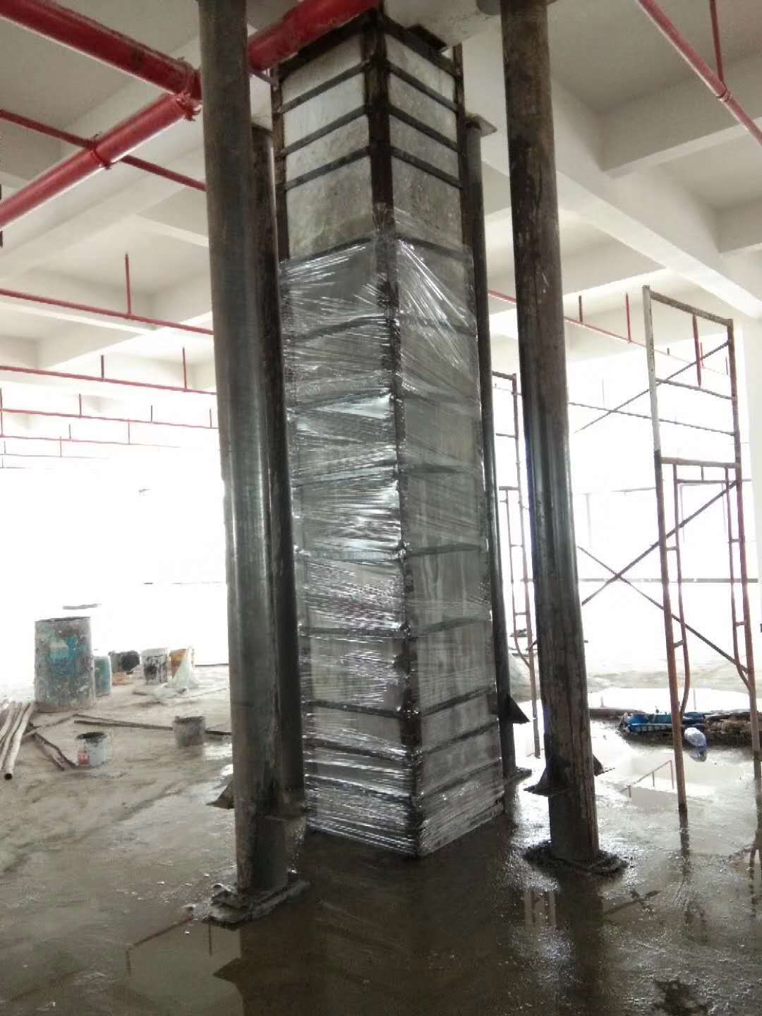 温州鹿城区某厂房置换混凝土承重柱(图4)